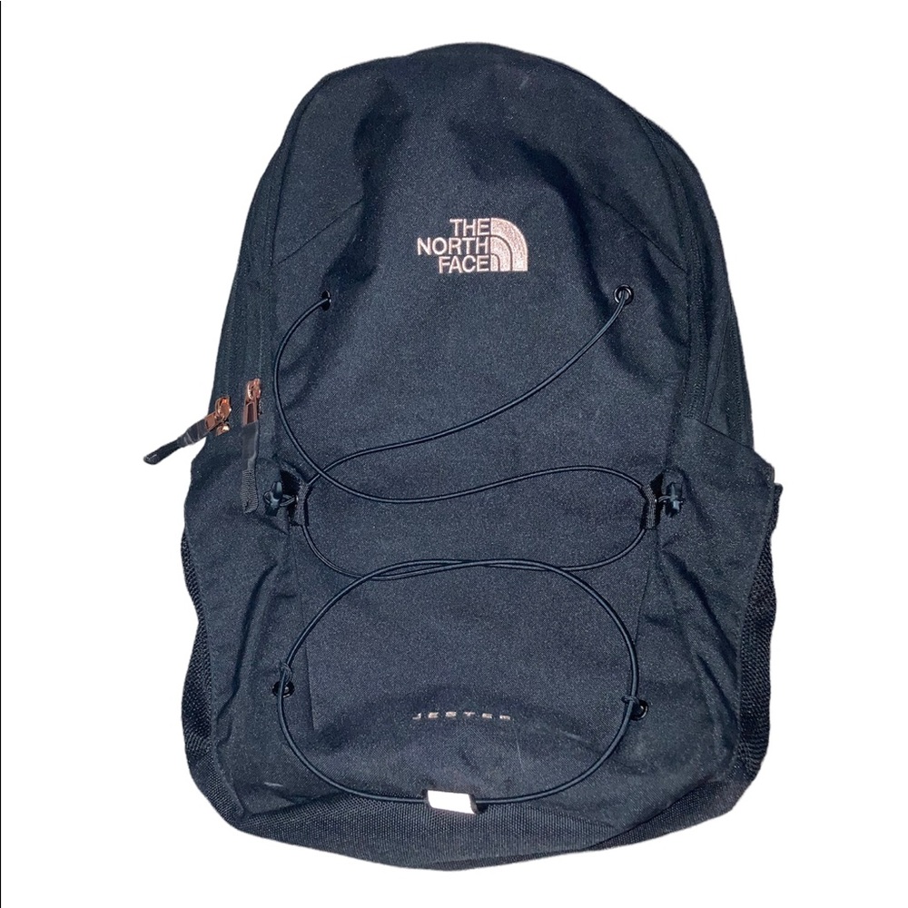 The North Face Jester Backpack, Womens, TNF Black/Rose Gold
